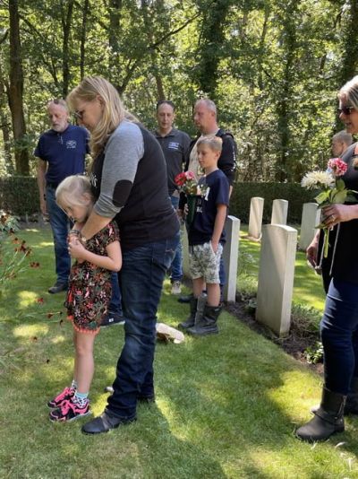 Jimmy's Ride visit War Cemetery Overloon