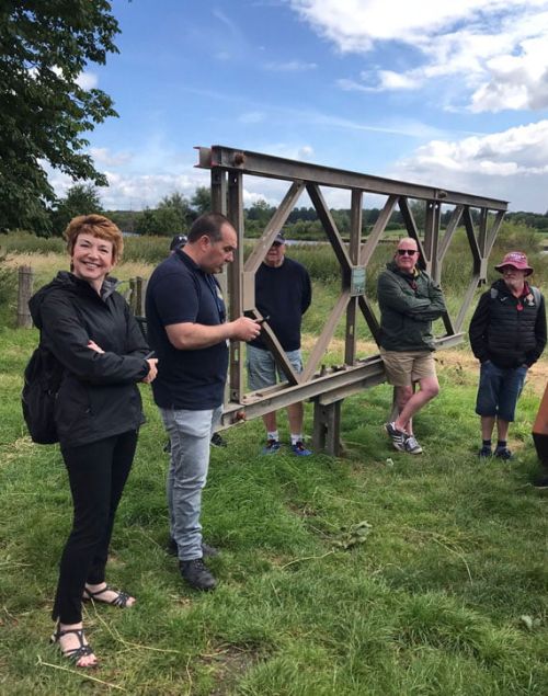 Battlefield tour with Tracy Craggs and veterans