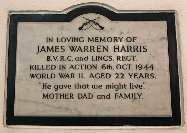 War memorial Warren James Harris