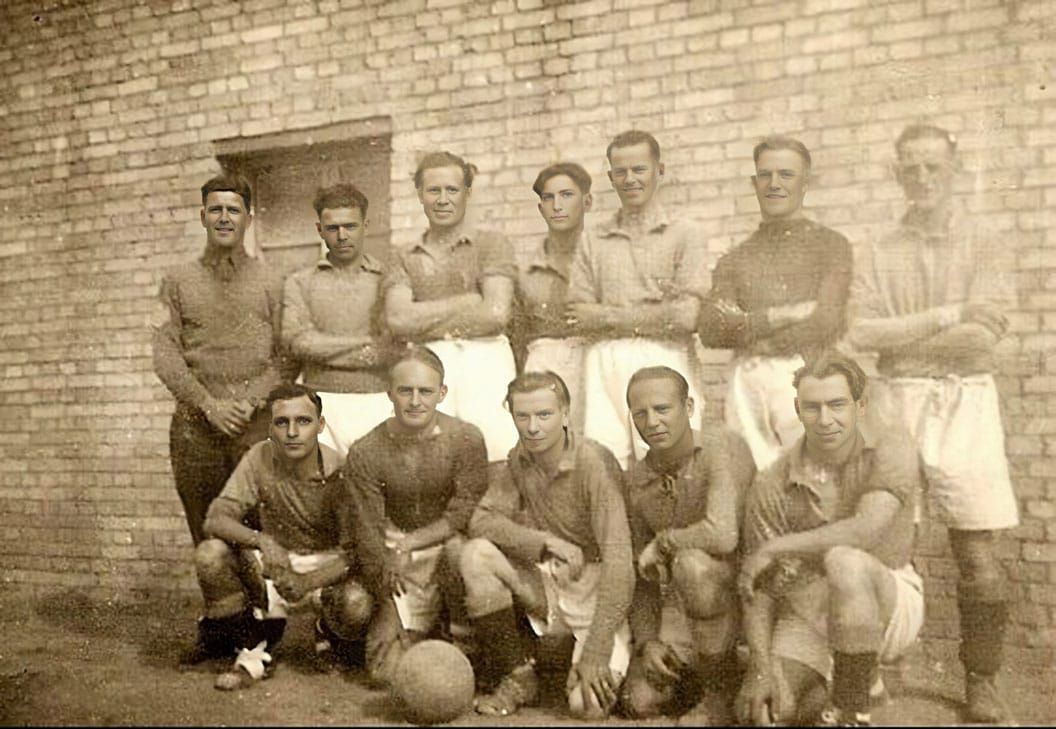 Football team Royal Ulster Rifles against Beers VIOS I October 1944
