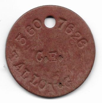 George Tallon's identify disk