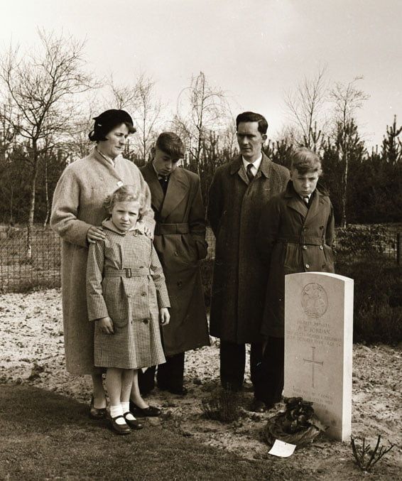 Frits and Annie Verhees with 3 of the children of  Albert Jordan