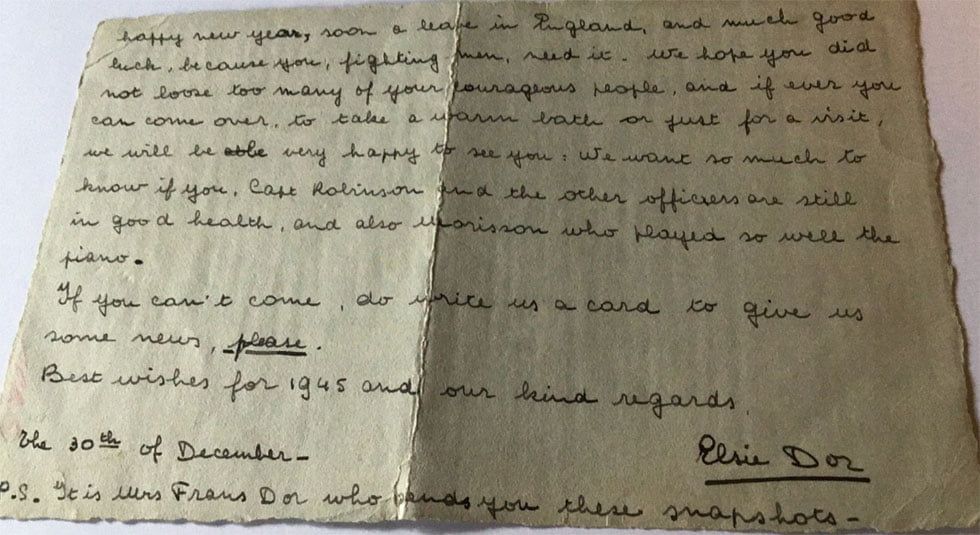 Brief Elsie Dor December 1944