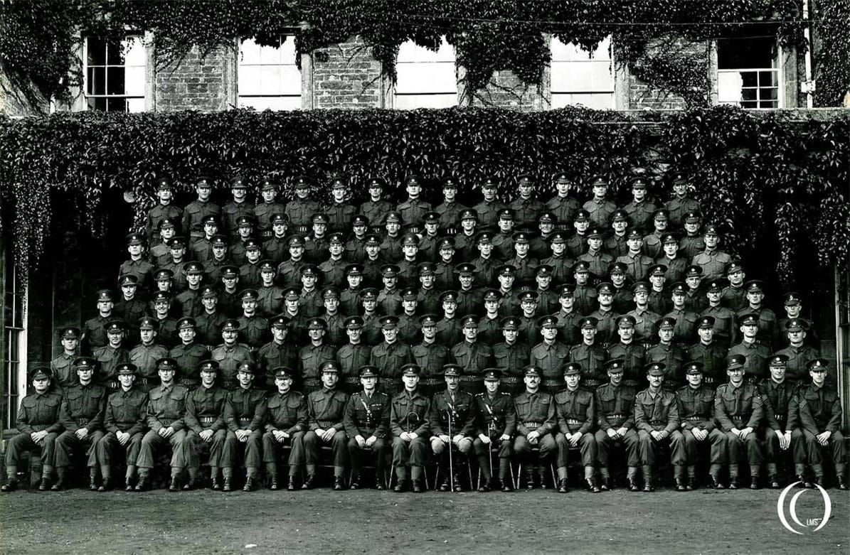 4th Coldstream Guards Sergeants 4th row back 7th from left Thomas Lucas