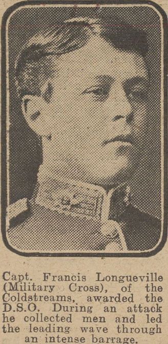 Reginalds father in the Daily Mirror 15-11-1916