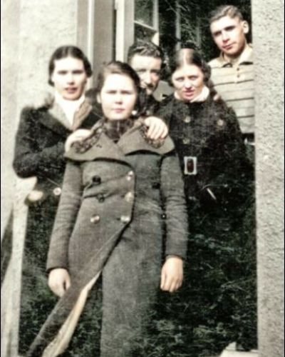 Andrew Swinley met familie