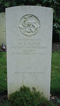 Grave Melville Donald Rodge