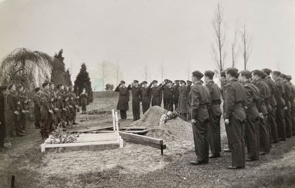 Begrafenis Padraig last post