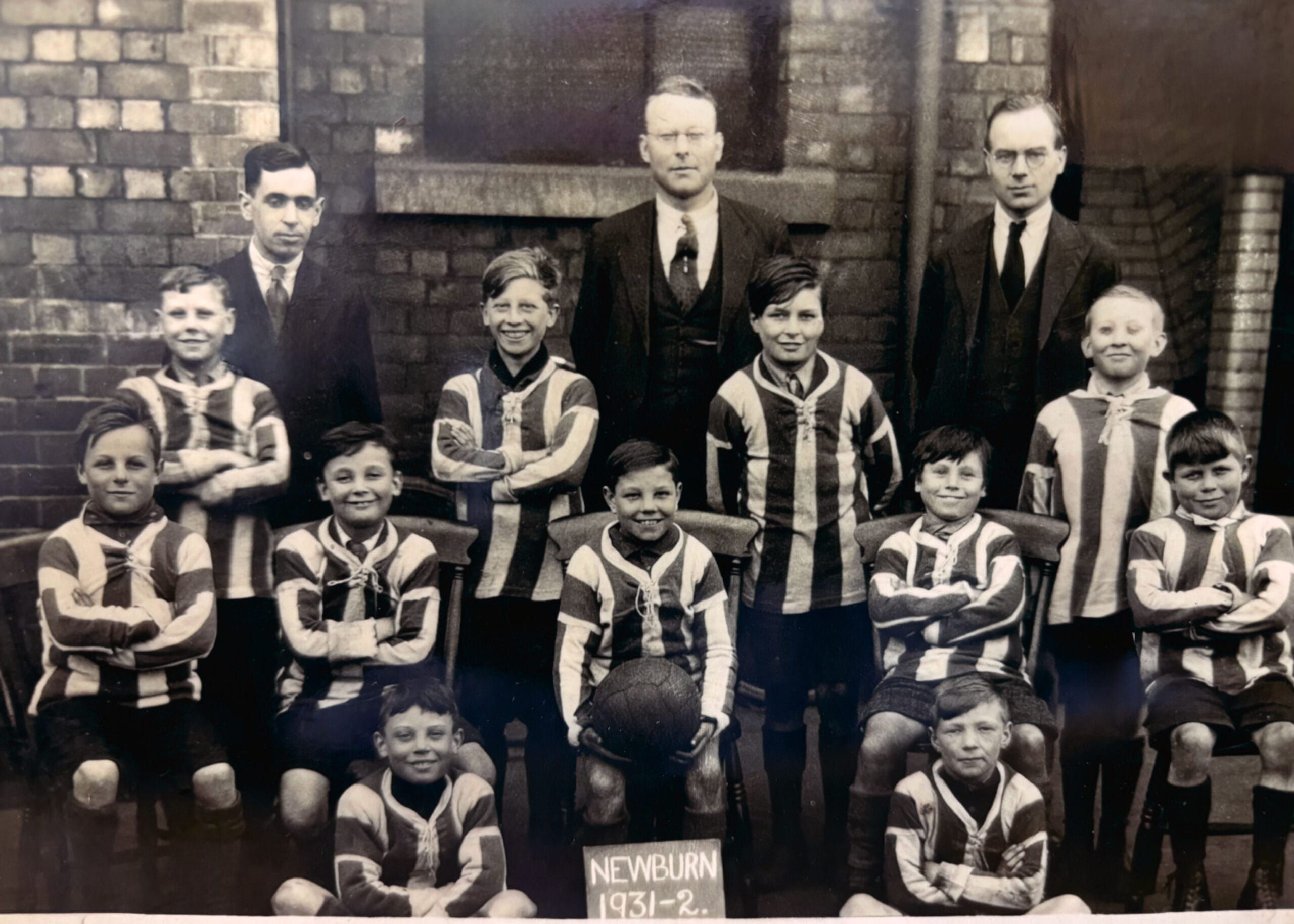 School voetbalteam Newburn