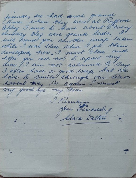 Clara Dalton's brief pagina 3