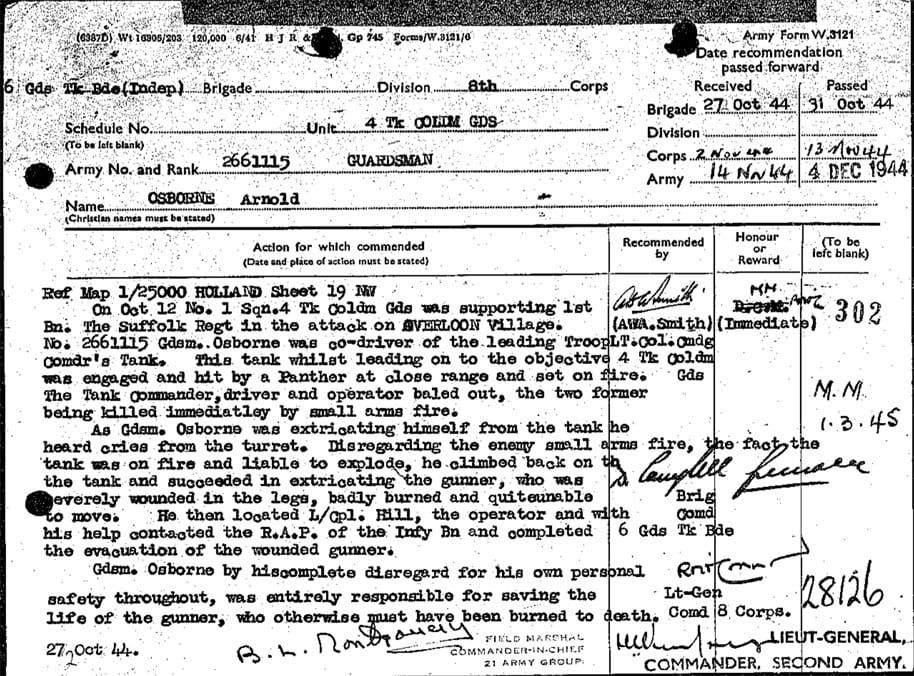 Army Recommendation Form