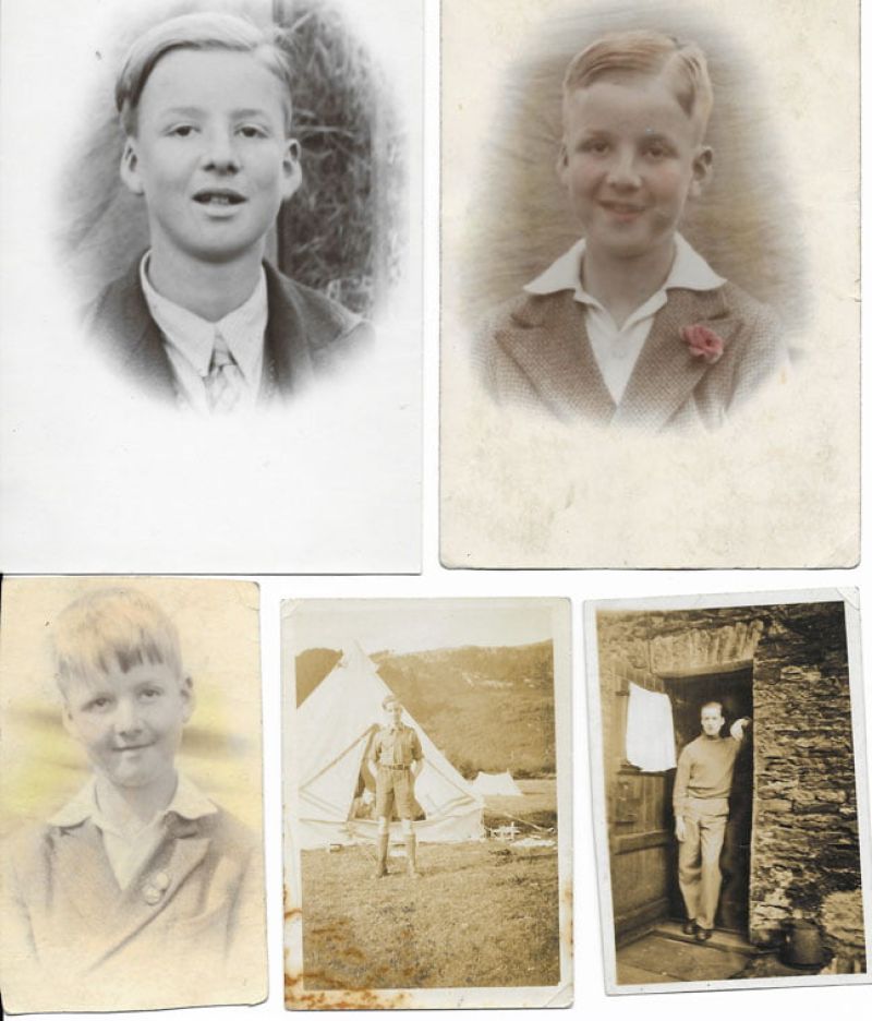 Jeugdfoto's van George Tallon