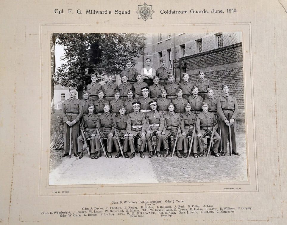 4th Coldstream Guards Regiment with Thomas Lucas