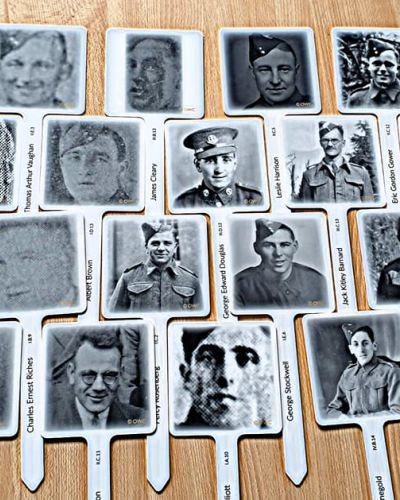 recent gevonden foto's soldaten overloon