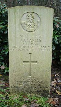grave bernard james oakley