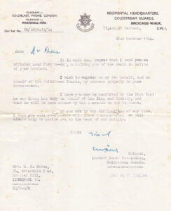 Frank Sheen official death certificate