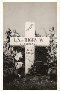 Wilfs tijdelijk graf