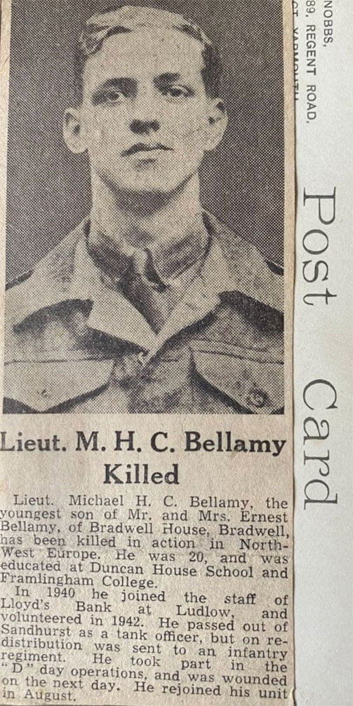 Michael Bellamy article