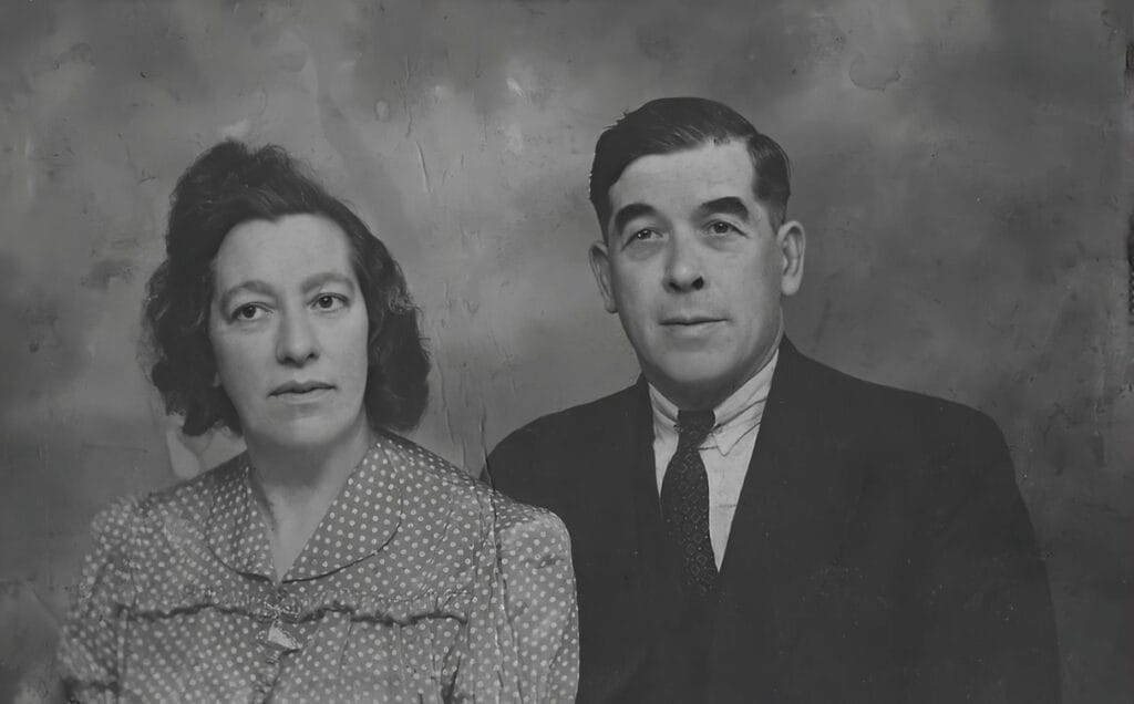Albert Snr and Daisy