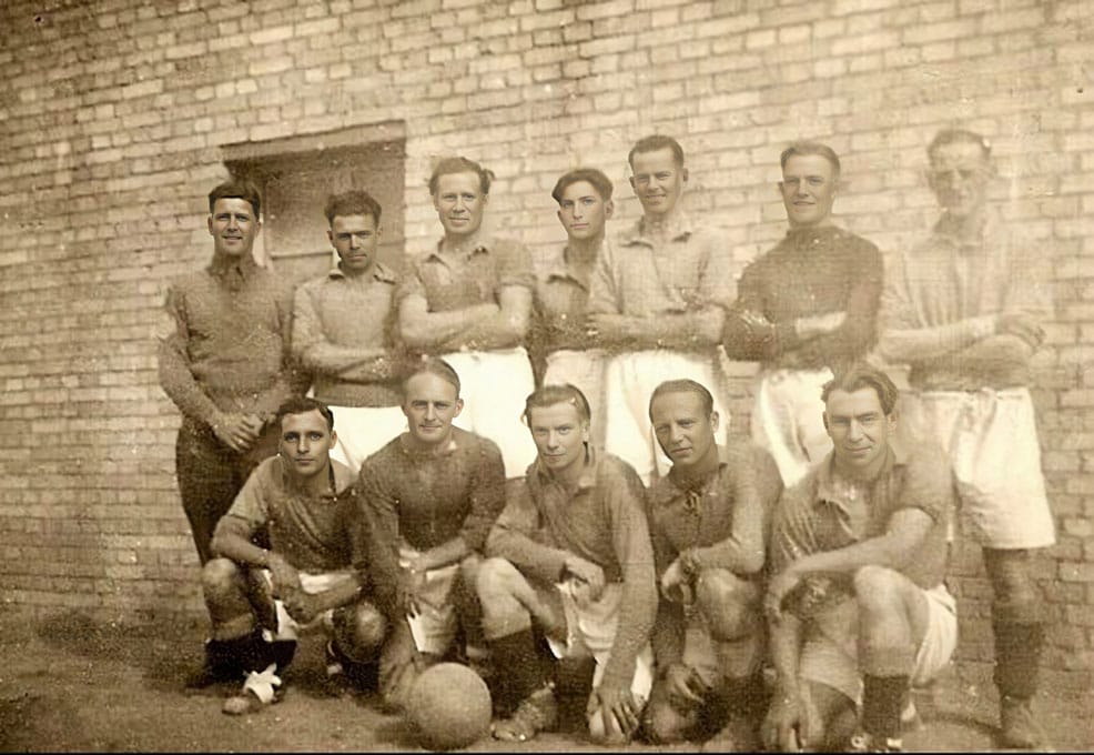 Het Royal Ulster Rifles voetbalteam