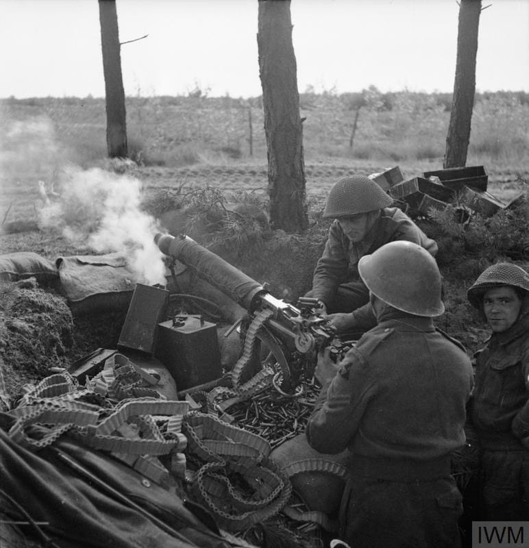 Middlesex Regiment in Overloon in 1944