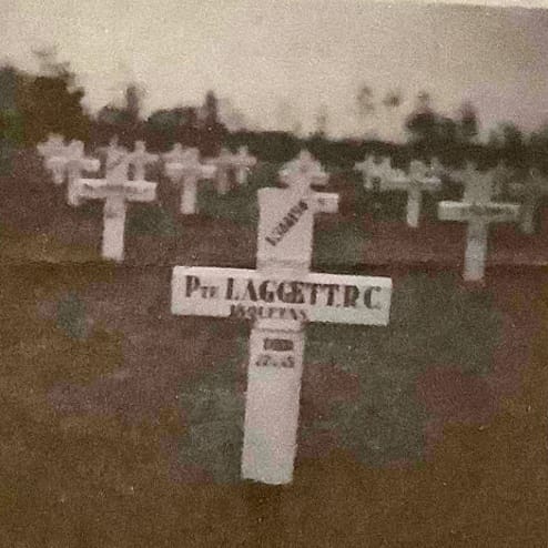 Graf Ronald Laggett eind jaren 40