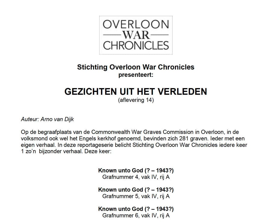 Mysterie van de drie airmen