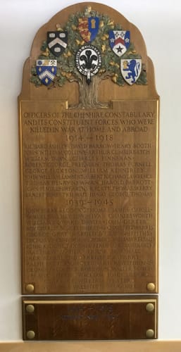 Cheshire Police Headquarters Memorial